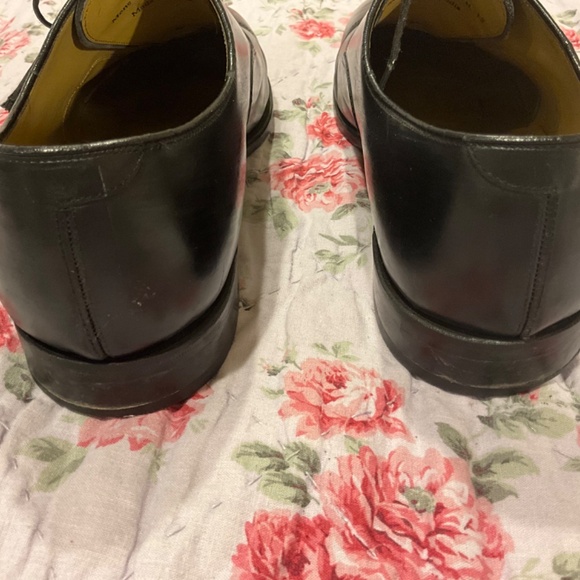 Johnston & Murphy 24 08635 Size 12 B Black Oxford Leather Hyde Park II Cap-Toe main image 4